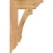 Ekena Millwork Imperial Traditional Smooth Bracket, Western Red Cedar, 3 1/2"W x 14"D x 22"H BKT04X14X22IMP01SWR - alternate 2